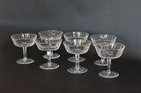 Waterford Crystal LISMORE Champagne/Tall Sherbert Glasses - Set of 7