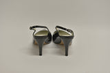 KENNETH COLE "Secret Date" Black Patent Leather Slingback Heels (New)