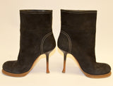 Gianmarco Lorenzi Black Suede Ankle Boots (Used)