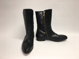 VERO CUOIO Women's Black Leather Boots (Used)