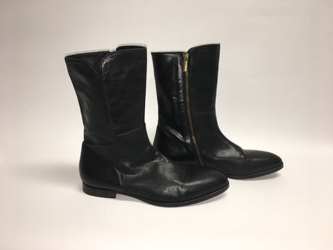 CUOIO Women's Black Leather Boots (Used) – Public Counsel
