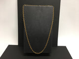 Costume Jewelry 16" Gold Chain Necklace