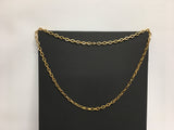 Costume Jewelry 18.5" Gold Chain Necklace