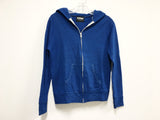 MONROW Classic Blue Full Zip Hoodie - Size Small