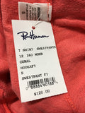 MONROW Classic Coral Sweatpants - Size Small (New)