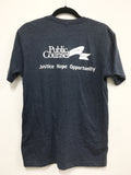 Public Counsel "Give Justice" T-Shirt (Blue)