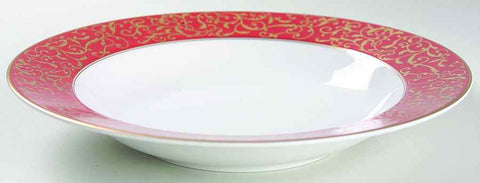 MIKASA Parchment Rouge 8-1/2 inch Rim Soup Bowl