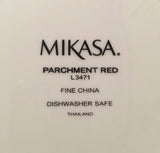 MIKASA Parchment Rouge 10-3/4 inch Dinner Plate
